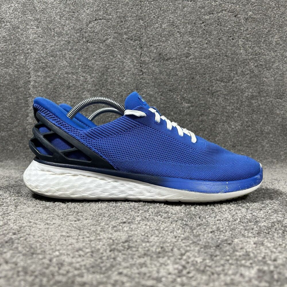 Kizik Athens Men’s Sz 10 Blue Hands Free Athletic Running Shoes Used No Insoles